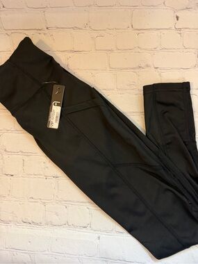 ✨ Summer 10 Los Angeles Black High Waist Leggings Side Pockets Small Active NWT